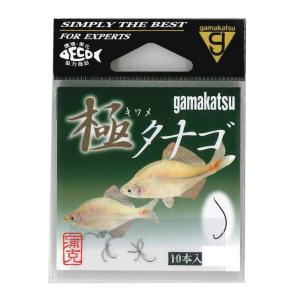 【ネコポス対象品】がまかつ　極（キワメ）タナゴ　茶 針