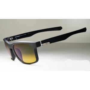 がまかつ LE3001 偏光グラス スペッキーズ LUNA #4 マットブラック:スパークイエロー 偏光グラス