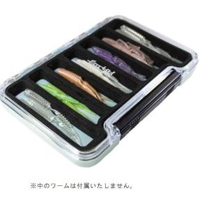 【ネコポス対象品】がまかつ ルアーケース LE505-1 宵姫スリムワームボックス ライトブルー