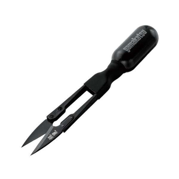 がまかつ ラインカッター WK2004 がまワカサギ 銀麗シザース #1ブラック