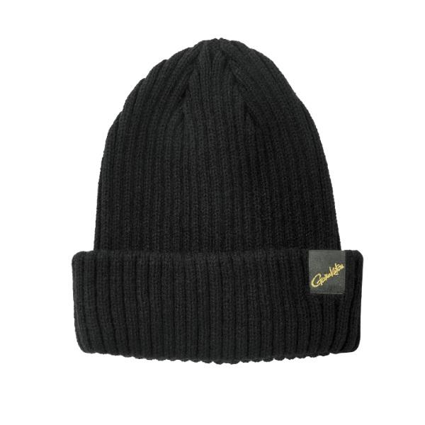 がまかつ 防寒帽子 GM9111 ニットキャップ (Gamakatsu) ブラック/ゴールド フリー...