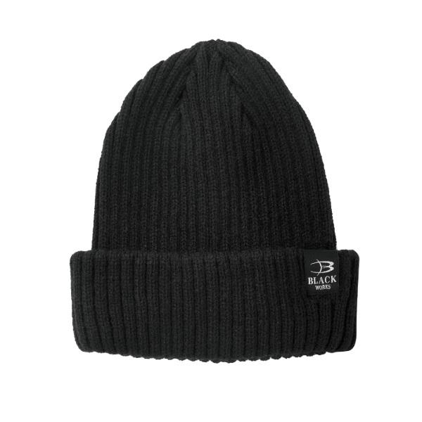 がまかつ 防寒帽子 GM9111 ニットキャップ (BLACK WORKS) ブラック フリーサイズ