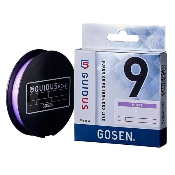 ゴーセン PEライン ガイダス PEX9 パープル 200m 1号