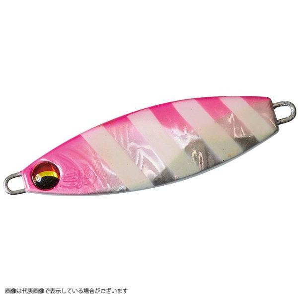 【ネコポス対象品】ダイワ フラットジャンキー ヒラメタルR30 ピンクゼブラグロー メタルジグ