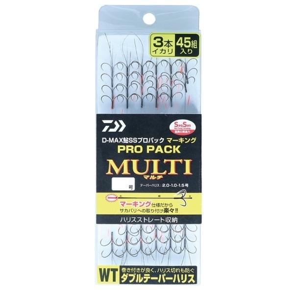 【ネコポス対象品】ダイワ D-MAX鮎SSプロパック マーキング ダブルテーパーハリス マルチ 3本...
