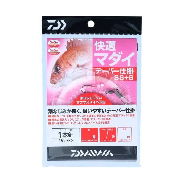 【ネコポス対象品】ダイワ 快適マダイテーパー仕掛SS+S1本 9-3/7 10m 仕掛け