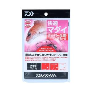 ダイワ 快適マダイテーパー仕掛SS+S 2本針 10-4/7 10m : 釣具のFTO