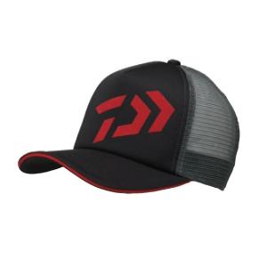 ダイワ  DC-6221 ベーシックメッシュキャップ ブラック×レッド