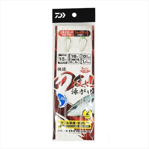 【爆買】【ネコポス対象品】ダイワ 仕掛け 快適のませ仕掛け SS S1本2S ハリ15号-ハリス16...