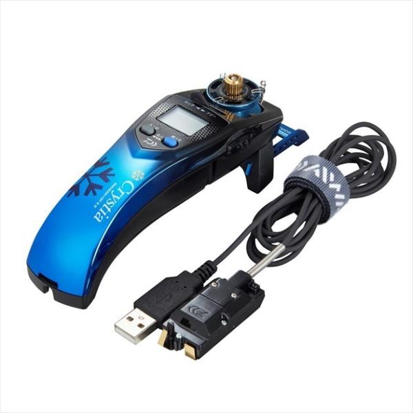 ダイワ クリスティアワカサギCRT Rα ソリッドブラック/メタルブルー グラデーション