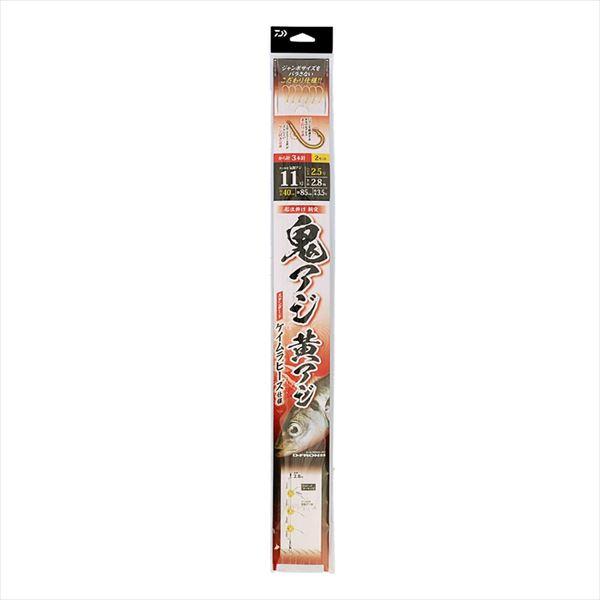 ダイワ 仕掛け 船仕掛け 胴突 鬼アジ黄アジ 3本針2セット から針 針11号-ハリス2.5号-幹糸...