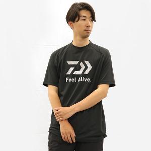 ダイワ ウェア DE-3923 FeelAlive ドライシャツ ブラック M(qh)