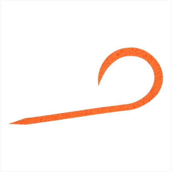 【ネコポス対象品】ダイワ タイラバ 鯛ラバ 紅牙シリコンネクタイシングルカーリーR 中井オレンジ