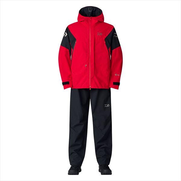 【爆買】ダイワ レインウェア DR-1825 GORE-TEX コンビアップレインスーツ レッド 2...