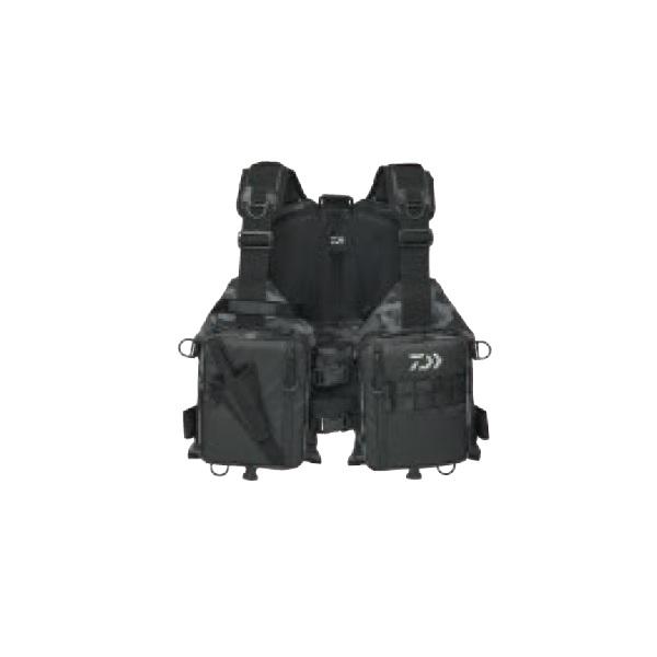 ダイワ ライフジャケット DF-6425 ライトフロートゲームベスト ブラックカモ