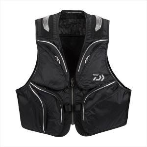 ダイワ フィッシングベスト DV-3025 フィッシングショートベスト ブラック XL｜釣具のキャスティング ヤフー店