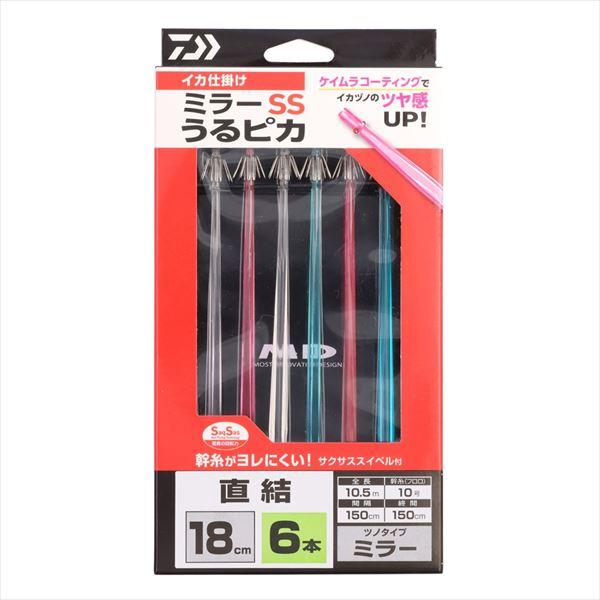 ダイワ 仕掛け イカ仕掛ミラー18SS うるピカ 6本 直結