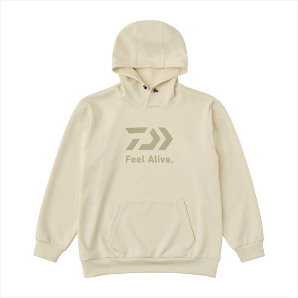ダイワ ウェア DE-8925 DANROTECHスウェットフーディー ライトベージュ M