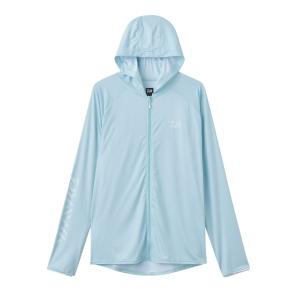 ダイワ ウェア DE-6125 ICEDRY フーディーラッシュガードフルジップ アイスブルー XL