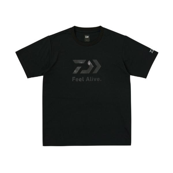 ダイワ ウェア DE-3926 ショートスリーブシェードシャツ Feel Alive ブラック L