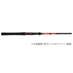 ハイドアップ バスロッド マッカ レッド HUMRC-60MLG (ベイト 1ピ-ス)