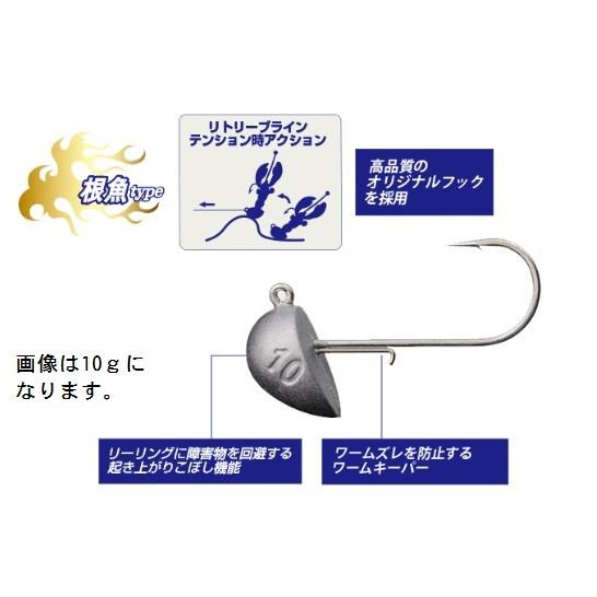 【ネコポス対象品】メジャークラフト ブン太 JPBU-根魚 20g ジグヘッド(qh)