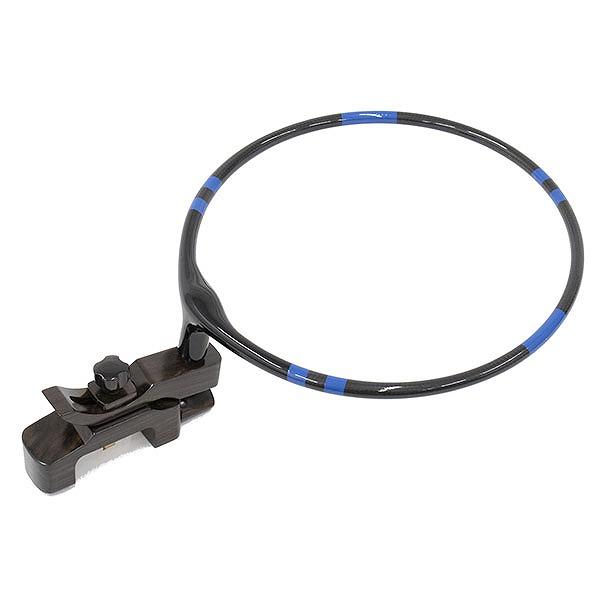 かちどき ヘラ万力 カーボン段巻玉置枠黒檀弓万力セット(青)