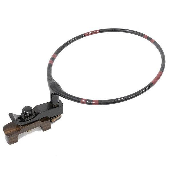 かちどき ヘラ万力 カーボン段巻玉置枠黒檀弓万力セット(茶)