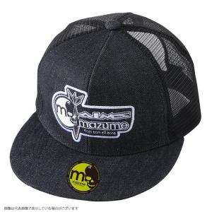 マズメ（ｍａｚｕｍｅ）　ＭＺＣＰ−３７３　ｍａｚｕｍｅ×ＡＩＭＳ　フラットキャップ　フリー　ブラック(qh)