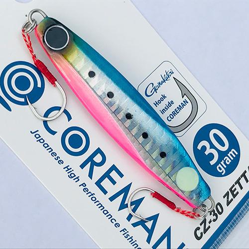 コアマン メタルジグ CZ-30 ゼッタイ オンフック #001 マコイワシ