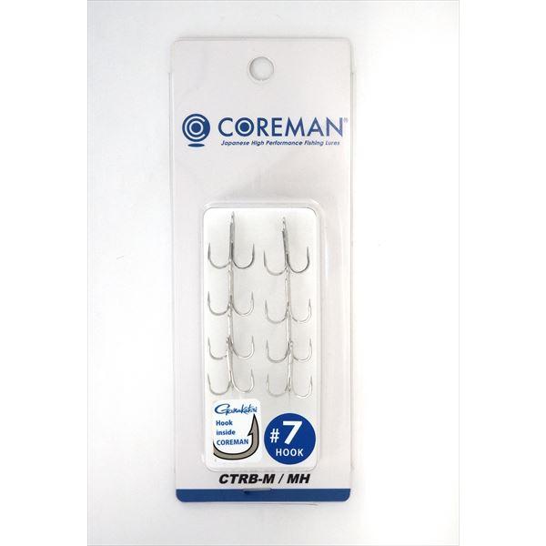 【ネコポス対象品】コアマン トリプルフック コアマン トレブルフック CTRB-M #7