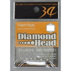 【ネコポス対象品】サーティフォー ダイヤモンドヘッド Diamond head 0.4g ジグヘッド(qh)｜casting