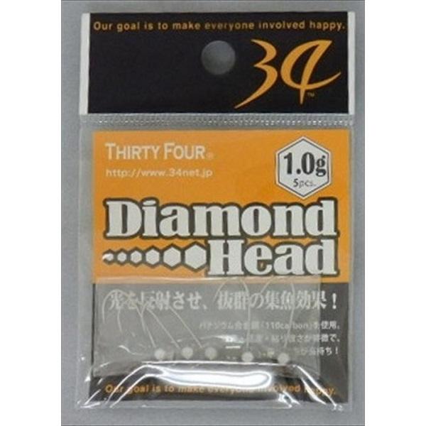 【ネコポス対象品】サーティフォー ダイヤモンドヘッド Diamond head 1.0g ジグヘッド
