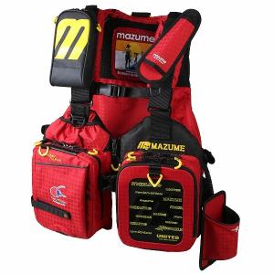 mazume ライフジャケット mazume レッドムーンライフジャケット サーフスペシャルIII フリー レッド MZLJ-593
