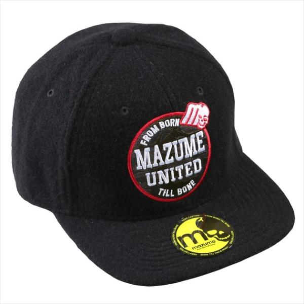 オレンジブルー 防寒帽子 MZCP-659 mazume FLAT CAP ウール 2 ブラック フ...