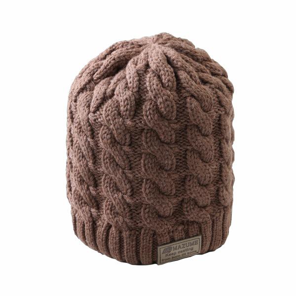 【爆買】【訳あり】マズメ 防寒帽子 シングルワッチ ブラウン フリー