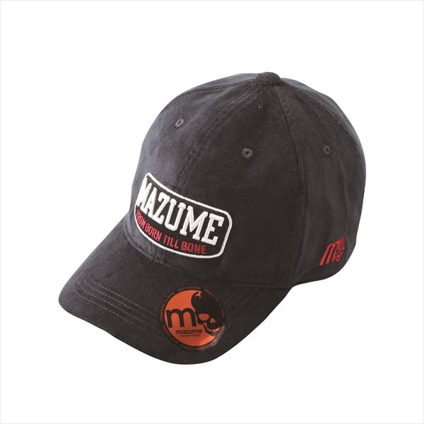 マズメ 帽子 MZCP-810 mazume コーデュロイキャップ II チャコール フリー