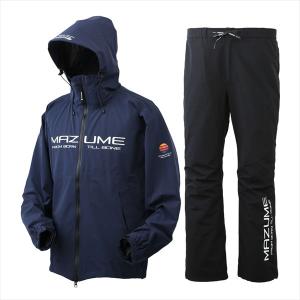 mazume レインウェア MZRS-820 コアレインスーツ ブラック L : 釣具の