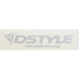 DSTYLE ディスタイル ステッカー DSTYLEロゴ カッティングステッカー L シルバー