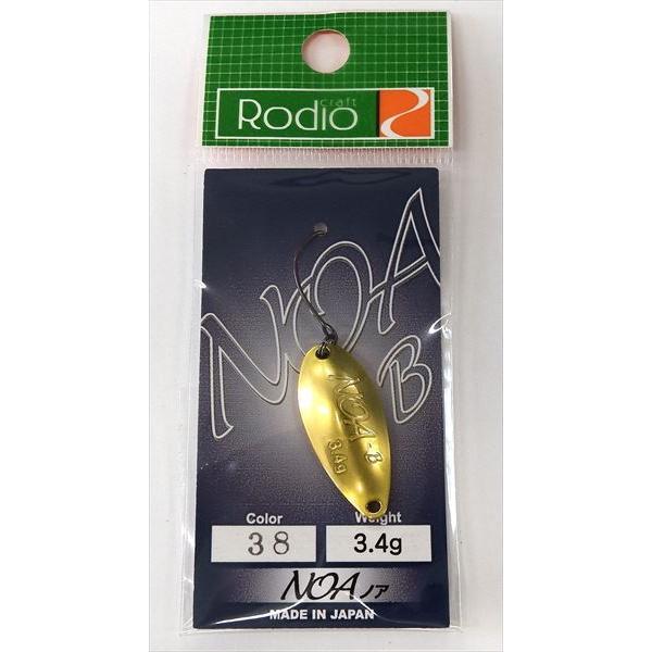 【ネコポス対象品】ロデオクラフト　NOA B(ノアB) 3.4g #38 透過チャート