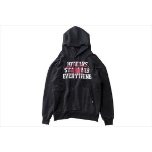 OSP ウェア O.S.P×bassmania カレッジロゴサーマルパーカー ブラック L