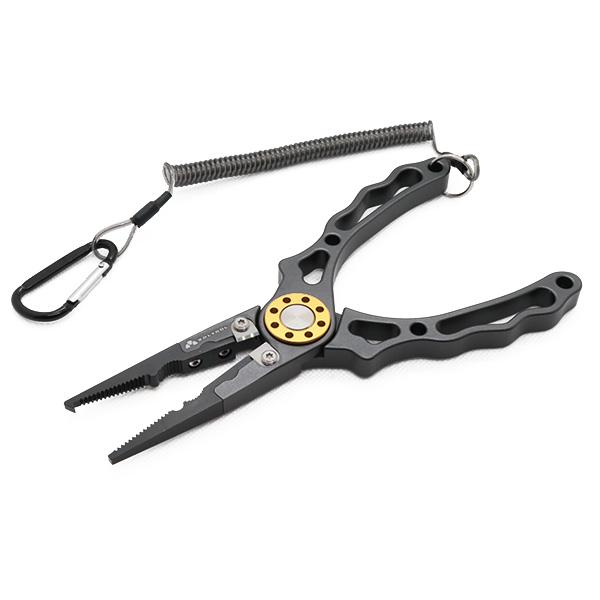 【爆買】SOLTOOL アルミスプリットリングプライヤー TYPE- ガンメタ CK-7619 釣り...