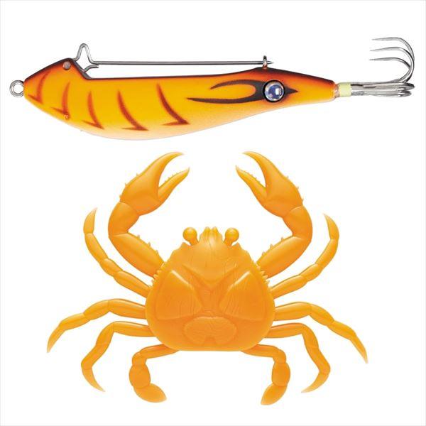 メジャークラフト 仕掛け ぷりぷりタコクラブ TACO-CRAB #002 ミカンエビ(夜光)《ケイ...