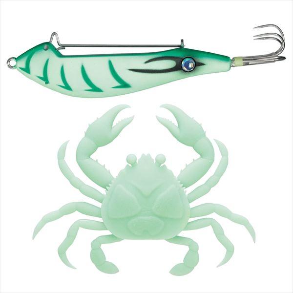 メジャークラフト 仕掛け ぷりぷりタコクラブ TACO-CRAB #005 グローエビ(夜光)《夜光...