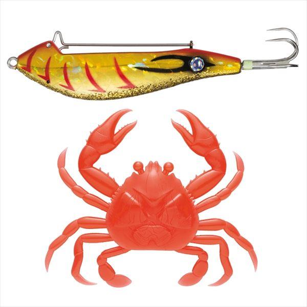 メジャークラフト 仕掛け ぷりぷりタコクラブ TACO-CRAB #006 金赤エビ《ケイムラレッド...
