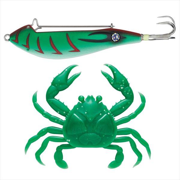 メジャークラフト 仕掛け ぷりぷりタコクラブ TACO-CRAB #010 ミドリエビ(夜光)《ケイ...