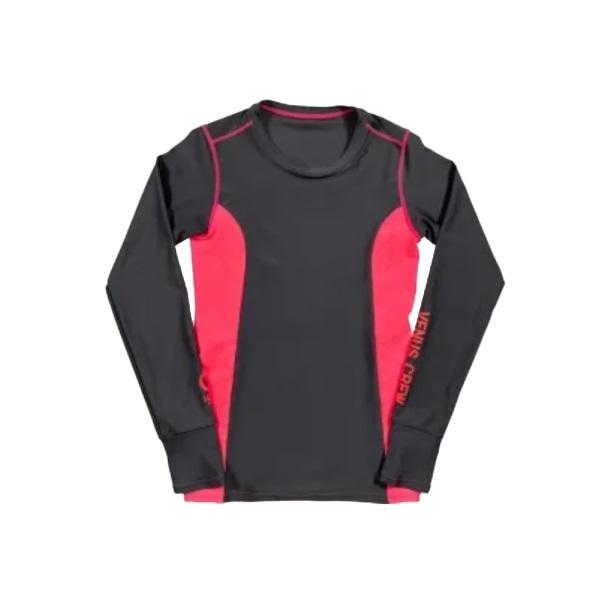 ビーナスクルー インナー VenusCrew ラッシュガード グレー×ピンク M