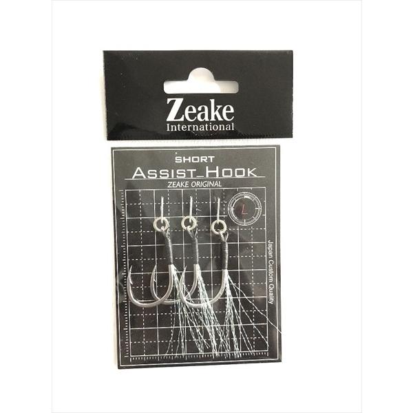 【爆買】【ネコポス対象品】Zeake(ジーク)  アシストフック ショート L アシストフック