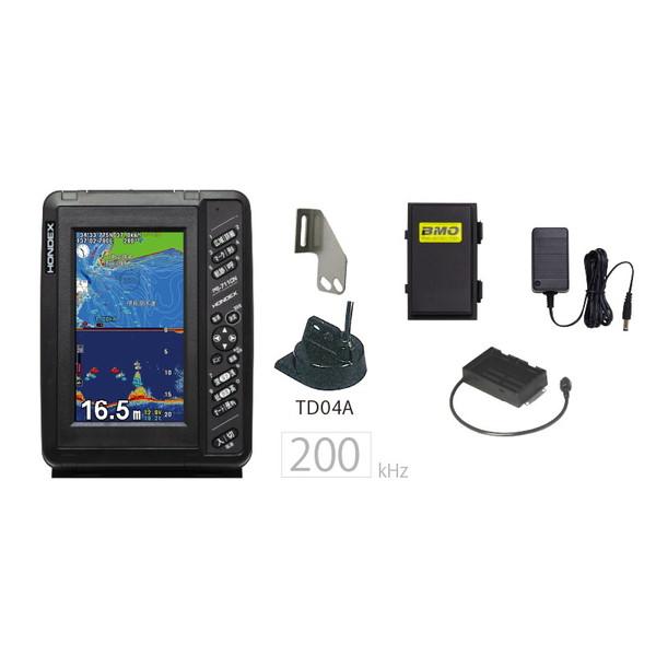 ホンデックス 魚探 7型・純Cドプロッターデジタル魚探 PS-711CN-BM (BMOバッテリーセ...