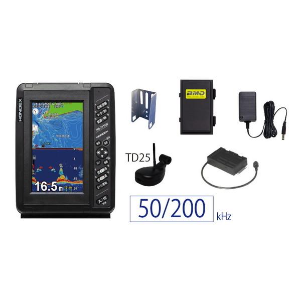 ホンデックス 魚探 7型ワイドプロッターデジタル魚探 PS-711CN-DP-BM (Deep仕様B...